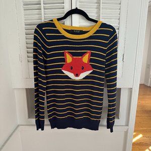 MAK Fox Crew Neck Sweater, Size Medium